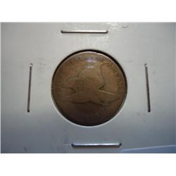 1858 (LARGE LETTER) FLYING EAGLE CENT