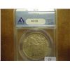 1896 MORGAN SILVER DOLLAR ANACS AU53