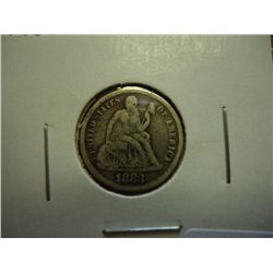1883 SEATED LIBERTY DIME