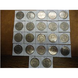 22 ASSORTED IKE DOLLARS