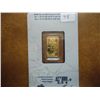 Image 2 : PAMP 2 1/2 GRAM 999.9 FINE GOLD INGOT