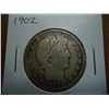 Image 1 : 1902 BARBER HALF DOLLAR (VERY GOOD)