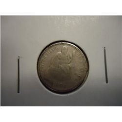 1890 SEATED LIBERTY DIME (VERY FINE)