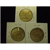 Image 2 : 1952-S,57 & 62 (PF) FRANKLIN HALF DOLLARS