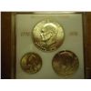 1976 BICENTENNIAL SILVER 3 COIN SET (UNC)
