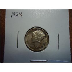 1924 MERCURY DIME (EXTRA FINE)