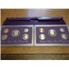 Image 1 : 1990 & 91 US PROOF SETS (WITH BOXES)