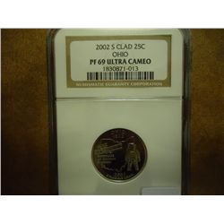 2002-S OHIO QUARTER NGC PF69 ULTRA CAMEO