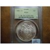 Image 1 : 1881-S MORGAN SILVER DOLLAR PCGS MS64