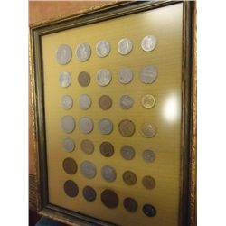 NIFTY PUT TOGETHER FRAMED COIN SET (AS SHOWN)