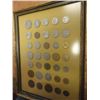 Image 1 : NIFTY PUT TOGETHER FRAMED COIN SET (AS SHOWN)