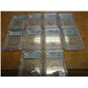 10 ASSORTED ICG BUFFALO NICKEL SLABS