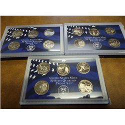 2000,2002 & 2006 US 50 STATE QUARTERS PROOF SETS