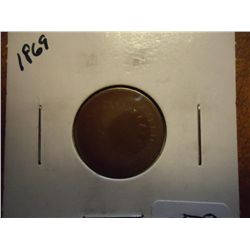 1869 INDIAN HEAD CENT (GOOD+) (KEY DATE)