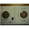 Image 1 : 1905 (FINE), & 1911 (FINE) BARBER DIMES