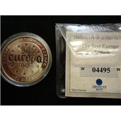 2000 EUROPE MEDALLION PROOF
