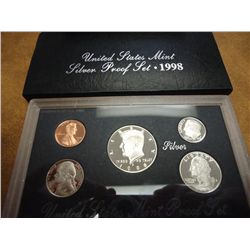 1998 US SILVER PROOF SET WITH BOX