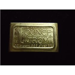 1 TROY OZ .999 FINE SILVER INGOT