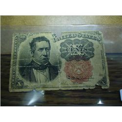 10 CENT US FRACTIONAL CURRENCY (AS SHOWN)