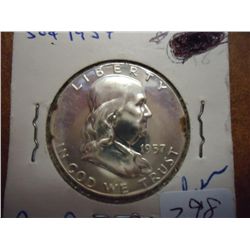 1957 FRANKLIN HALF DOLLAR PROOF
