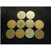 Image 2 : 10-ASSORTED 1880'S INDIAN HEAD CENTS
