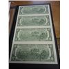 Image 2 : UNCUT SHEET OF 4-2003-A $2 FRN'S
