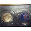 Image 2 : 1972-S IKE SILVER DOLLAR (UNC) (BLUE PACK)