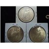 Image 2 : 1922,23-S & 25 PEACE SILVER DOLLARS