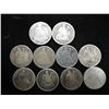 Image 1 : 10 ASSORTED 1870'S SEATED LIBERTY DIMES