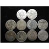 Image 2 : 10 ASSORTED 1870'S SEATED LIBERTY DIMES