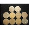 Image 2 : 10 ASSORTED 1890'S INDIAN HEAD CENTS