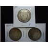 Image 1 : 1901,02-S & 1910 BARBER HALF DOLLARS