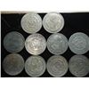 Image 1 : 10 MEXICO SILVER PESO .5140 OZ. ASW TOTAL