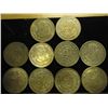 Image 2 : 10 MEXICO SILVER PESO .5140 OZ. ASW TOTAL