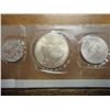 Image 2 : 1976-S THREE PIECE SILVER BICENTENNIAL UNC SET