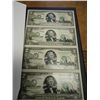 Image 1 : UNCUT SHEET OF 4-2003-A $2 FRN'S CRISP UNC