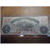 Image 1 : 1862 $1 VIRGINIA TREASURY NOTE HAND SIGNED AND #ED
