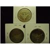 Image 2 : 1901,04 & 06 BARBER HALF DOLLARS