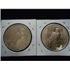 Image 2 : 1922 & 25 PEACE SILVER DOLLARS