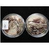 Image 2 : 2-2005 UKRAINE 5 HRYVEN AIRCRAFT COINS PROOF