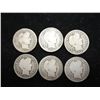 Image 1 : 6 ASSORTED BARBER DIMES