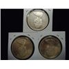 Image 2 : 3-1966 CANADA SILVER DOLLARS (UNC)