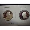 Image 1 : 2010-S YOSEMITE & MT HOOD SILVER WASHINGTON 1/4'S
