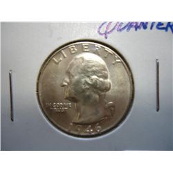 1946 WASHINGTON SILVER QUARTER (UNC)