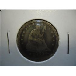 1853 WITH ARROWS SEATED LIBERTY QUARTER