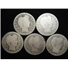 Image 1 : 5 ASSORTED BARBER QUARTERS