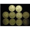 Image 2 : 10 ASSORTED 1940'S CANADA SILVER 25 CENTS
