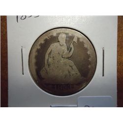 1853 WITH ARROWS SEATED LIBERTY HALF DOLLAR