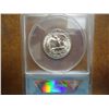Image 2 : 1957 WASHINGTON SILVER QUARTER ANACS MS64
