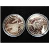 Image 1 : 2-2005 UKRAINE 5 HRYVEN AIRCRAFT COINS PROOF